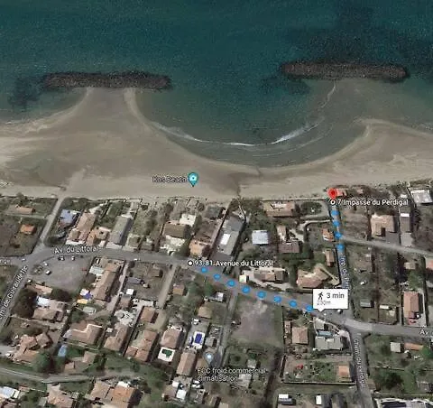Villa T4 - Piscine - Wifi - Clim - Boulodrome - A 170m